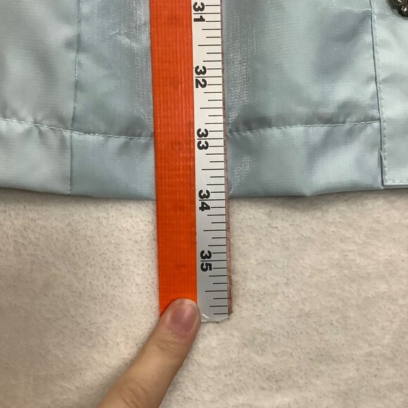 Revolve Danielle Bernstein Light Blue Satin Puff Sleeve Dress Women Size 10 NEW - Picture 8 of 9